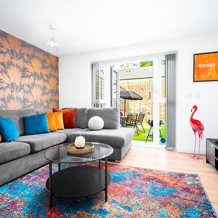 Luxury City Centre 5 Bed House With En-Suite, Bbq, On-Site Parking By Azura Nights Birmingham Luaran gambar